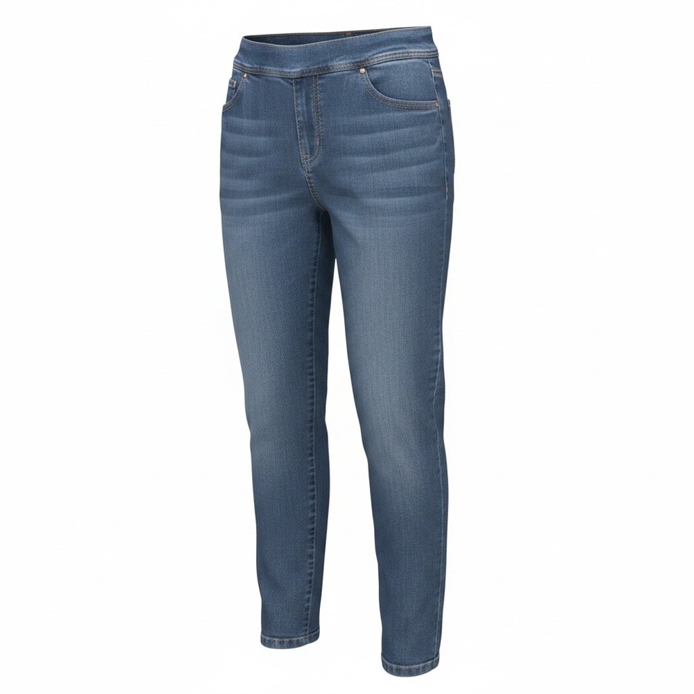 Van Heusen Womens Blue Jeans Stretch Extensible Skinny Size 8 Regular Wash
